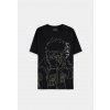Naruto Shippuden - Kakashi Line Art - Men's Short Sleeved T-shirt Velikost: XS, Barva: Black