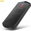 AXAGON EEM2-GAM, USB-C 10Gbps - NVMe & SATA SSD GAME M.2 box, bezskrutkový