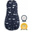 ERGOPOUCH Zavinovačka a vak na spanie 2v1 Cocoon Whale 0-3 m, 3-6 kg, 2,5 tog