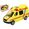 Wiky Auto ambulance záchranáři plast 14,5cm na baterie se světlem a zvukem