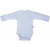 Baby Service Bavlnené body RASTÚCI dlhý rukáv Pruhy sneh