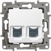 Legrand Niloe RJ45 Dvojzásuvka FTP biela