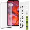 Techsuit 111D Full Cover Full Glue Glass ochranné sklo pre Motorola Moto G05 / E15 – čierne