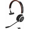 JABRA Evolve 65 SE Mono (MS) červeno-čierna / Pre callcentrá / Bezdrôtová / Mono / BT / MS (6593-833-309)