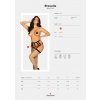Romantický podväzkový pás Bravelle garter belt - Obsessive S/M černá