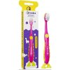 Nordics Oral Care Detská zubná kefka od 2+ rokov Soft Ružový dino