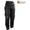 XELEMENT ARMORED RACING - pánské černé kožené moto kalhoty - 32 - doprava zdarma