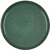 Bitz Zelený/čierny kameninový tanier 27 cm Gastro Green/Black