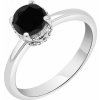 Eppi Prsteň s čiernym a bielymi diamantmi Ymos R34260