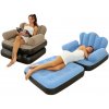Nafukovacia pohovka 2v1 – kreslo s operadlami a rozkladacím lôžkom (daybed)