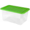 Plastový úložný box s vekom HEIDRUN Quasar 60l