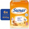 6x SUNAR Complex 3 Mlieko batoľacia vanilka 600 g