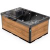 Lovia vírivá vaňa pre 2 osoby 200x130x82 L303 Opláštění: Canyon Teak, Barva akrylátu: Odyssey