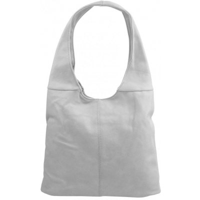 Barebag dámska shopper kabelka cez rameno svetlo šedá