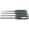 XCEED Imbusové kľúče - metrické - ALU verzia SADA: 1.5 2.0 2.5 & 3.0x120mm, 4 ks (HSS typ)