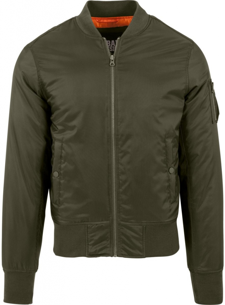 Urban Classics bunda Basic bomber jacket Olive