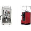 ECM Classika PID QV + Eureka Mignon Silenzio, BL ferrari red