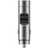 BASEUS Energy Column Bluetooth FM Transmitter autonabíjačka 2x USB QC3.0 3.1A, strieborná