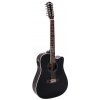 Dimavery DR-612 Western guitar 12-string, black