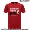 Tričko RANGER® - motív SANTA 2 M Červená