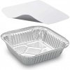 Wimex Miska (ALU) hranatá 158 x 158 x 34 mm 560ml + viečko [5 sád]