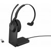 Jabra Evolve2 55/Mono/ANC/USB/BT-USB/Bezdrať/Stand/Čierna (25599-889-989)