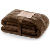 DecoKing Deka z mikrovlákna BROWN hnědá 200x220
