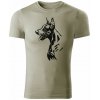 T-ričko Doberman pánske tričko Farba trička: Nebeská Modrá, Veľkosť: 4XL