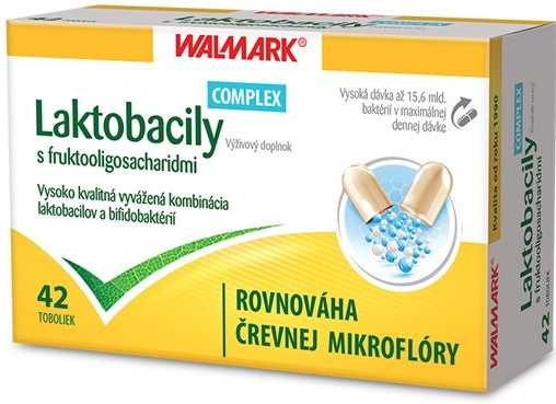Walmark% Laktobacily Co,plex s fruktooligosacharidmi 42 tabliet od 4,94 € -  Heureka.sk