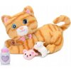 Interaktívna mačička mňauká, pradie, nahráva melódie + mačiatka ZA4694 PO