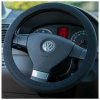 4CARS Poťah volantu elastický čierny