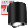 Okrúhle bodové svietidlo Ledhoff čierne