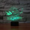 Beling 3D lampa, Columbus Blue Jackets , 16 barevná S16DF3842HS
