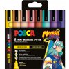 Posca Posca Akrylové fixky POSCA 5M Manga Hero 8 ks