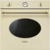 Vstavaná rúra s ventilátorom Smeg Colonial SF800PO krémová/mosadz