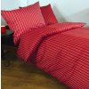 Obliečky Strip Red Bavlnený satén 2ks 40x40 cm