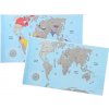 Out Of The Blue Veľká stieracia mapa sveta