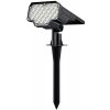 Vonkajšie solárne LED svetlo VIKING D26/650lm/2200mAh/3 režimy/IP65/inštalácia-zem i stenu D26
