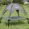 VidaXL pelech pre psa sivé 63 cm x 49,5 cm