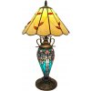 | Brilagi - Tiffany vitrážová stolná lampa FOLIA 1xE27/60W/230V + 1xE14/40W | BRT-B015F