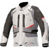 ALPINESTARS bunda ANDES DRYSTAR, TECH-AIR 5 kompatibilný, ALPINESTARS (svetle šedá/tmavě šedá/černá/červená) 2025 - L