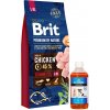 BRIT Premium By Nature Senior L+XL 15 kg + LAB V Lososový olej pre psov a mačky 500 ml