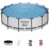 Bestway Bazén Bestway. Steel Pro MAX, 56950, kartušová filtrácia, rebrík, plachta, 427x107 cm