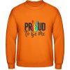AWDis Mikina - Nápis - Proud to be me - Orange Crush - L - Pánske