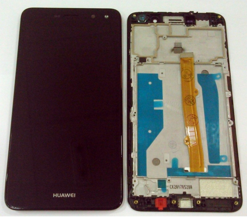 LCD Displej + Dotykové sklo + Rám Huawei Y6