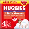 HUGGIES® Nohavičky jednorazové Little Movers Pants veľ. 4 (9-14 kg), 120 ks BOX