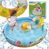 BESTWAY 51124 Brodiaci bazén s kruhovou guľou 122 cm