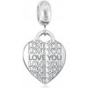Linda's Jewelry Prívesok na náramok Love You chirurgická oceľ IP087 +Darčekové vrecúško zdarma