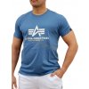 Alpha Industries Basic T-Shirt Airforce blue tričko pánske Farba: modrá, Veľkosť: M