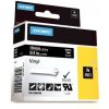 páska DYMO 1805436 PROFI D1 RHINO White On Black Vinyl Tape (19mm)